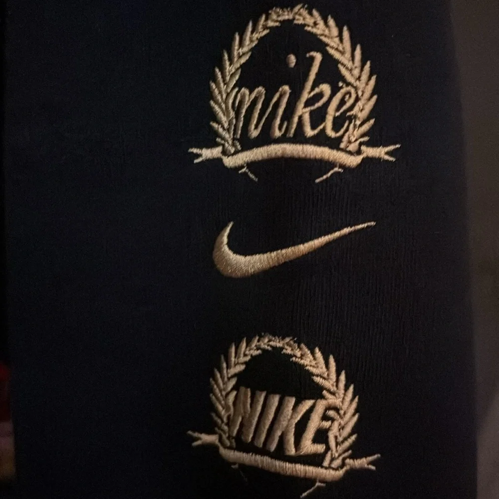 Nike Limited Edition Women's Black and Gold Half Zip Sweatshirt - Picture 4 of 4